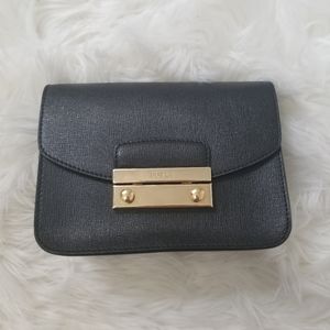 Furla Julia mini crossbody in black
